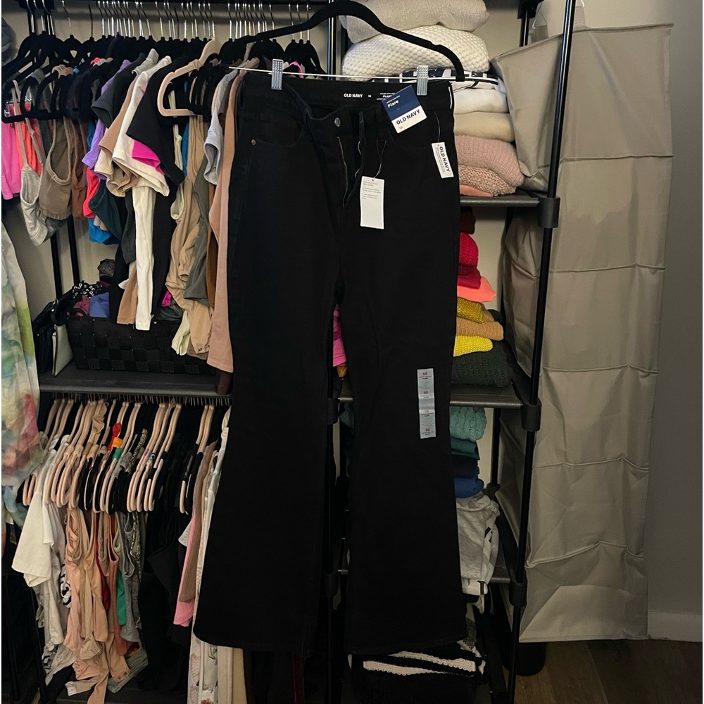 Flare black jeans